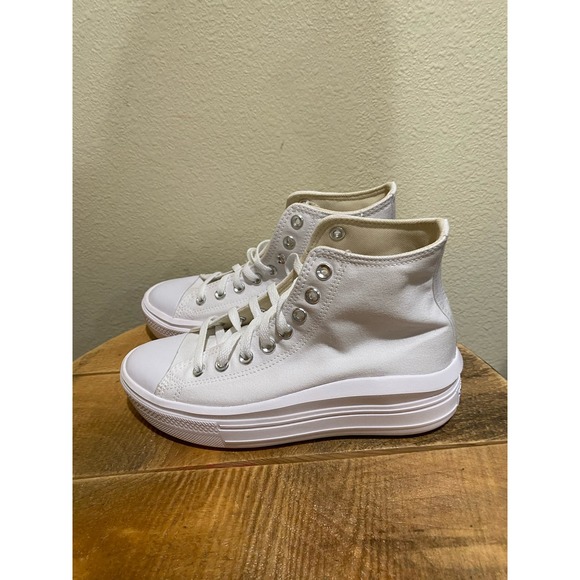 Converse Chuck Taylor All Star Move Platform Canvas Sneakers Women sz 9 - Picture 4 of 9